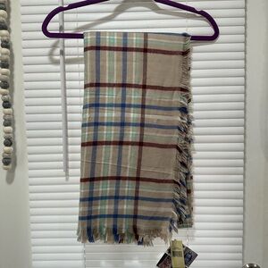 Plaid Multicolor Scarf